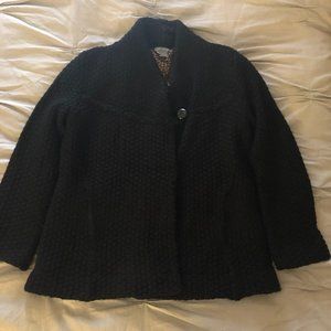 Ann Taylor black sweater jacket